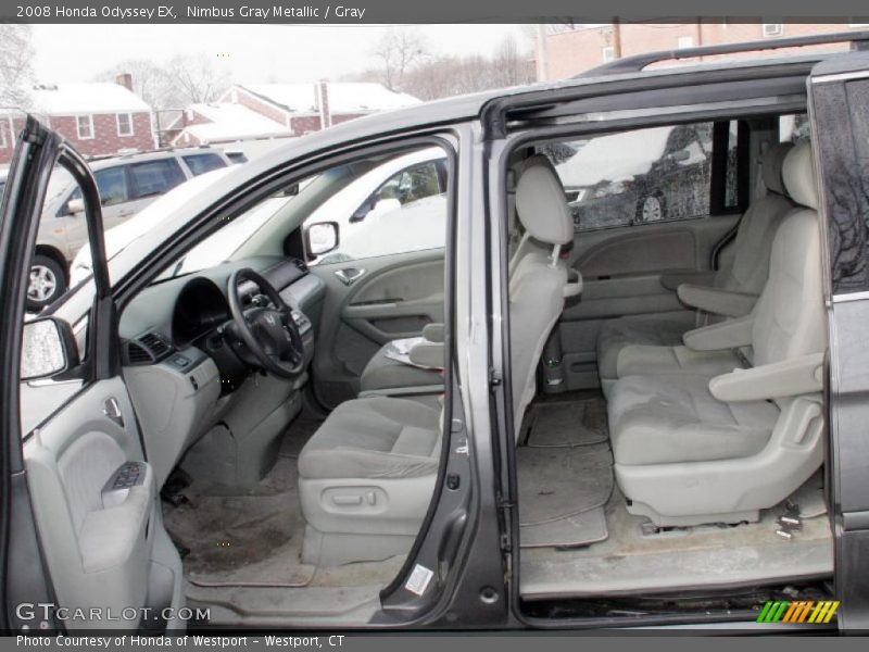 Nimbus Gray Metallic / Gray 2008 Honda Odyssey EX