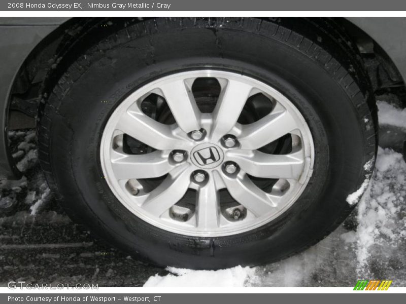 Nimbus Gray Metallic / Gray 2008 Honda Odyssey EX