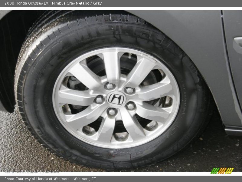 Nimbus Gray Metallic / Gray 2008 Honda Odyssey EX
