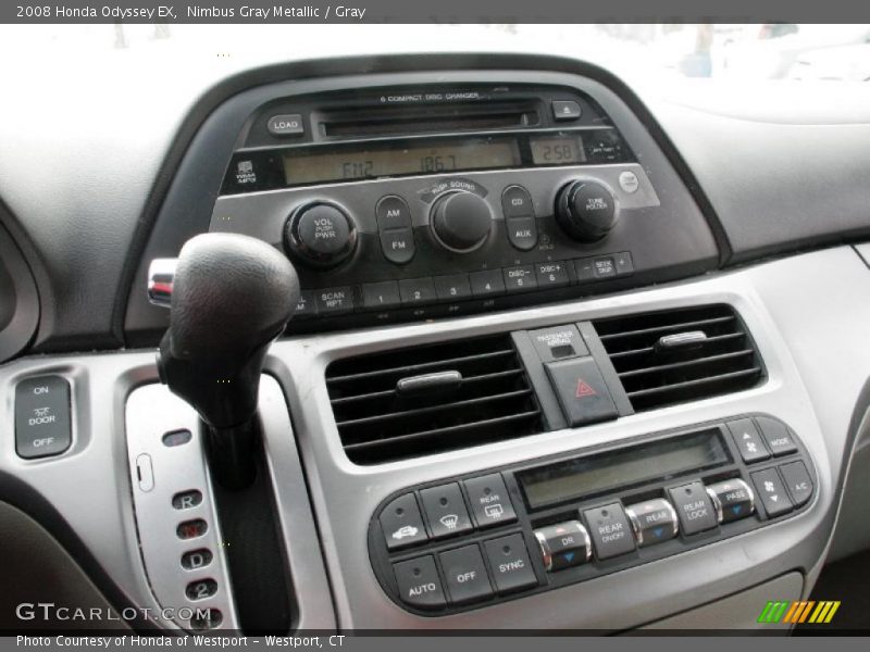 Nimbus Gray Metallic / Gray 2008 Honda Odyssey EX