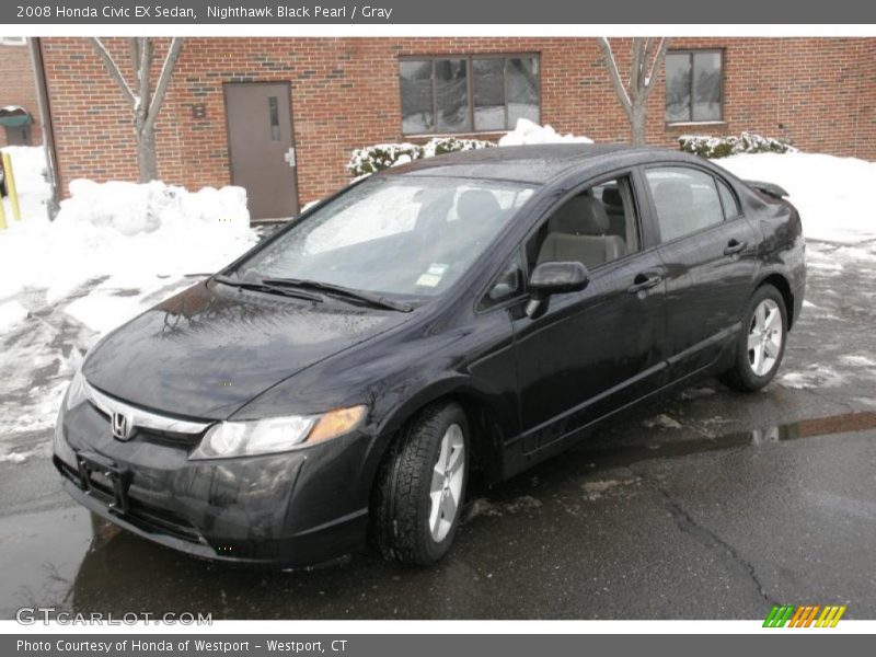 Front 3/4 View of 2008 Civic EX Sedan