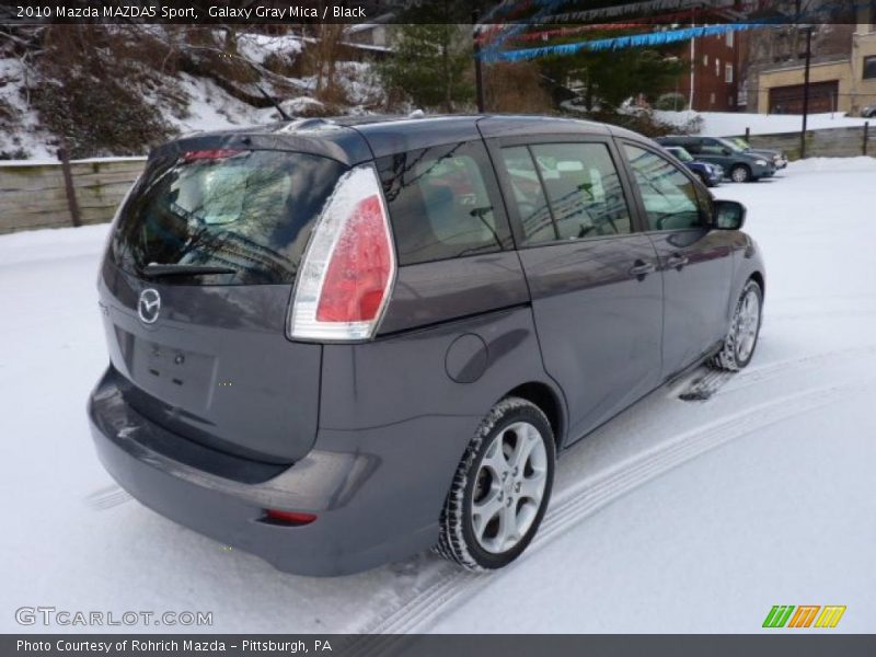 Galaxy Gray Mica / Black 2010 Mazda MAZDA5 Sport