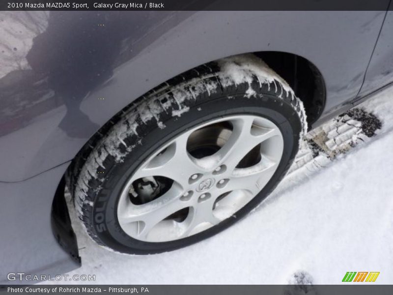 Galaxy Gray Mica / Black 2010 Mazda MAZDA5 Sport