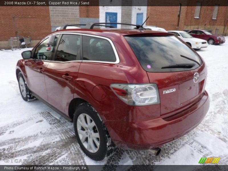 Copper Red Mica / Sand 2008 Mazda CX-7 Sport