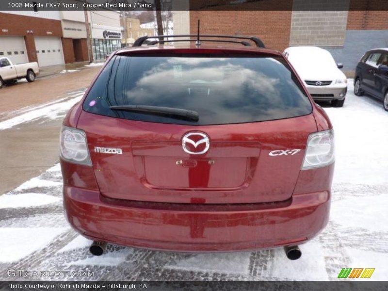 Copper Red Mica / Sand 2008 Mazda CX-7 Sport