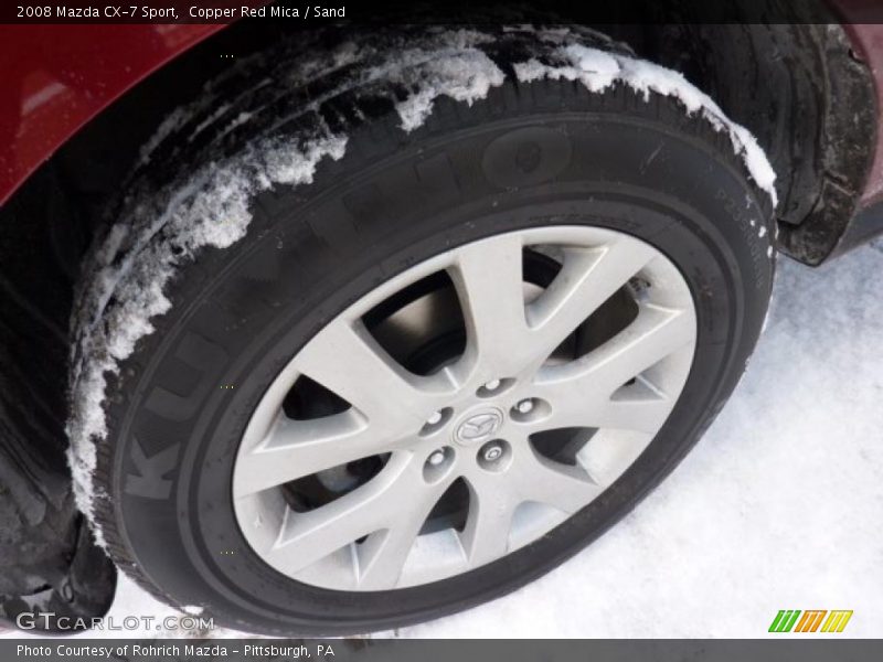 Copper Red Mica / Sand 2008 Mazda CX-7 Sport