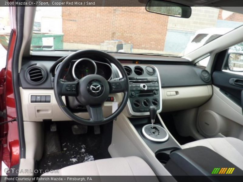 Copper Red Mica / Sand 2008 Mazda CX-7 Sport