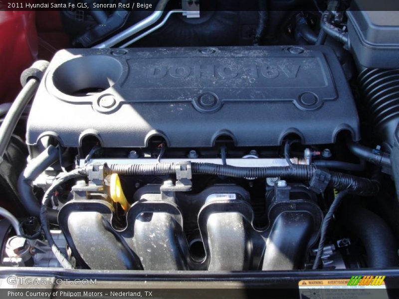  2011 Santa Fe GLS Engine - 2.4 Liter DOHC 16-Valve VVT 4 Cylinder