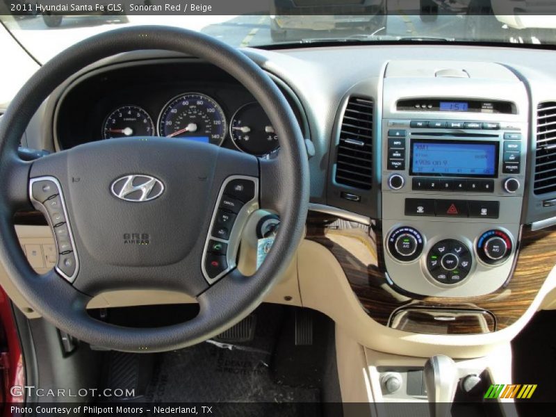 Dashboard of 2011 Santa Fe GLS