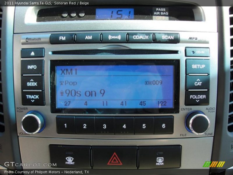 Controls of 2011 Santa Fe GLS