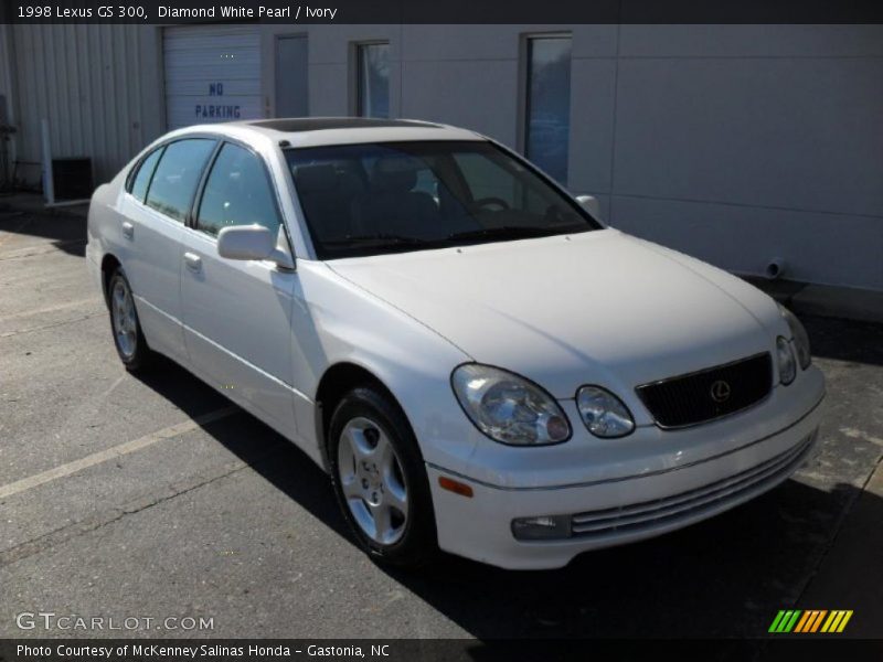 Diamond White Pearl / Ivory 1998 Lexus GS 300