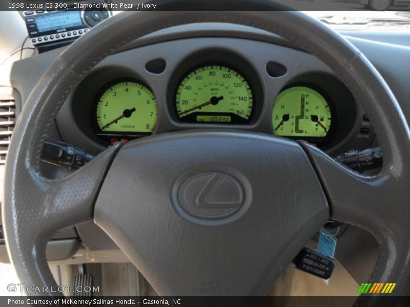 Diamond White Pearl / Ivory 1998 Lexus GS 300
