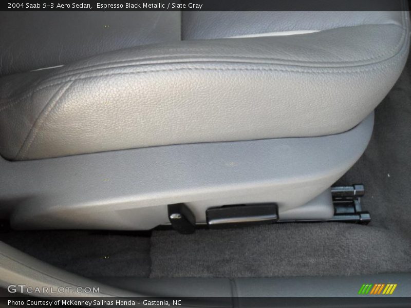 Espresso Black Metallic / Slate Gray 2004 Saab 9-3 Aero Sedan