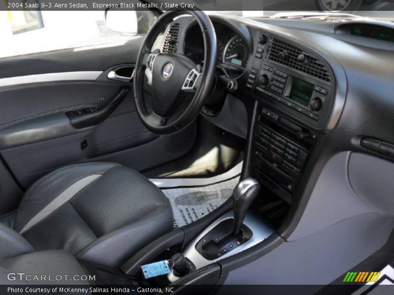  2004 9-3 Aero Sedan Slate Gray Interior