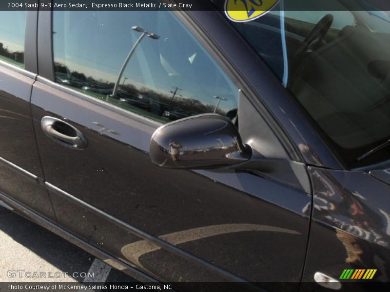 Espresso Black Metallic / Slate Gray 2004 Saab 9-3 Aero Sedan