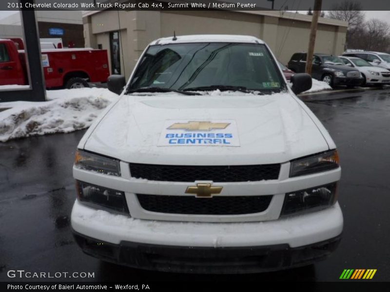 Summit White / Medium Pewter 2011 Chevrolet Colorado Work Truck Regular Cab 4x4