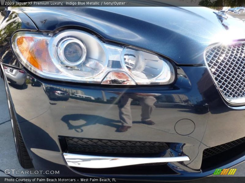 Indigo Blue Metallic / Ivory/Oyster 2009 Jaguar XF Premium Luxury