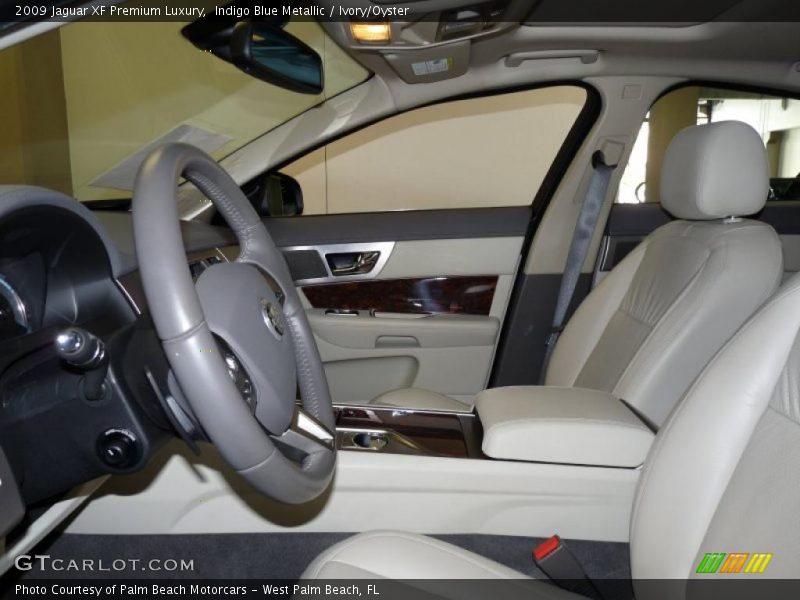 Indigo Blue Metallic / Ivory/Oyster 2009 Jaguar XF Premium Luxury