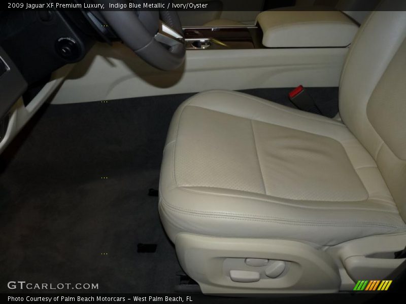 Indigo Blue Metallic / Ivory/Oyster 2009 Jaguar XF Premium Luxury
