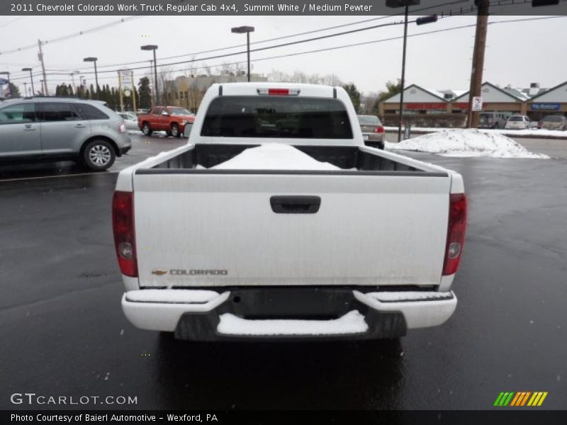 Summit White / Medium Pewter 2011 Chevrolet Colorado Work Truck Regular Cab 4x4