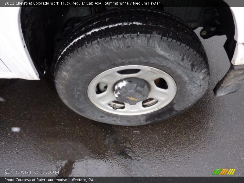 Summit White / Medium Pewter 2011 Chevrolet Colorado Work Truck Regular Cab 4x4