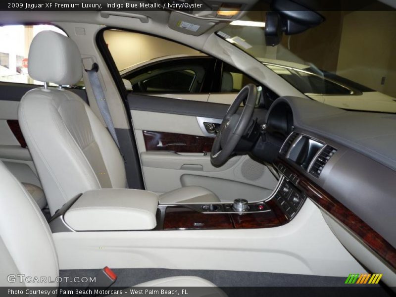 Indigo Blue Metallic / Ivory/Oyster 2009 Jaguar XF Premium Luxury