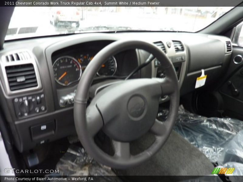 Summit White / Medium Pewter 2011 Chevrolet Colorado Work Truck Regular Cab 4x4
