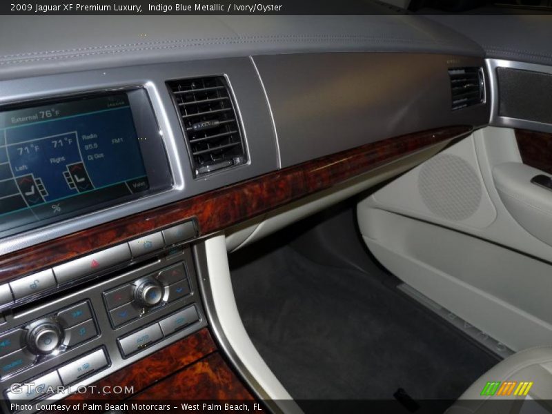 Indigo Blue Metallic / Ivory/Oyster 2009 Jaguar XF Premium Luxury