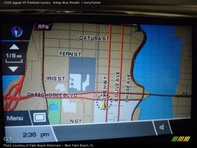 Indigo Blue Metallic / Ivory/Oyster 2009 Jaguar XF Premium Luxury