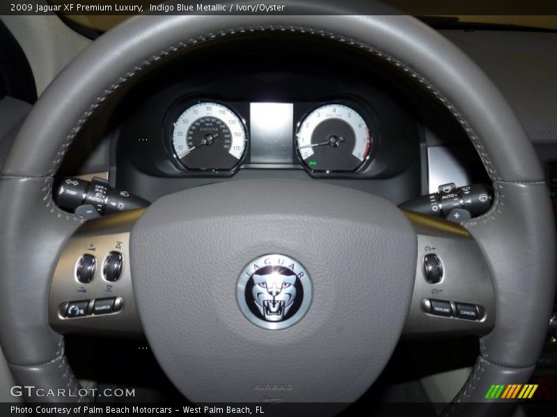 Indigo Blue Metallic / Ivory/Oyster 2009 Jaguar XF Premium Luxury