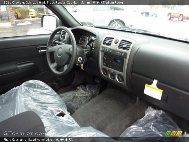 Summit White / Medium Pewter 2011 Chevrolet Colorado Work Truck Regular Cab 4x4
