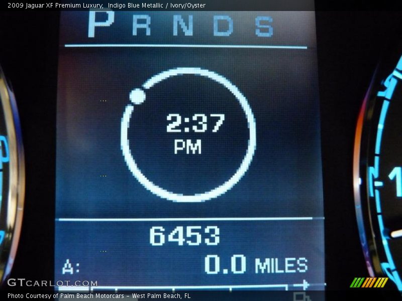 Indigo Blue Metallic / Ivory/Oyster 2009 Jaguar XF Premium Luxury