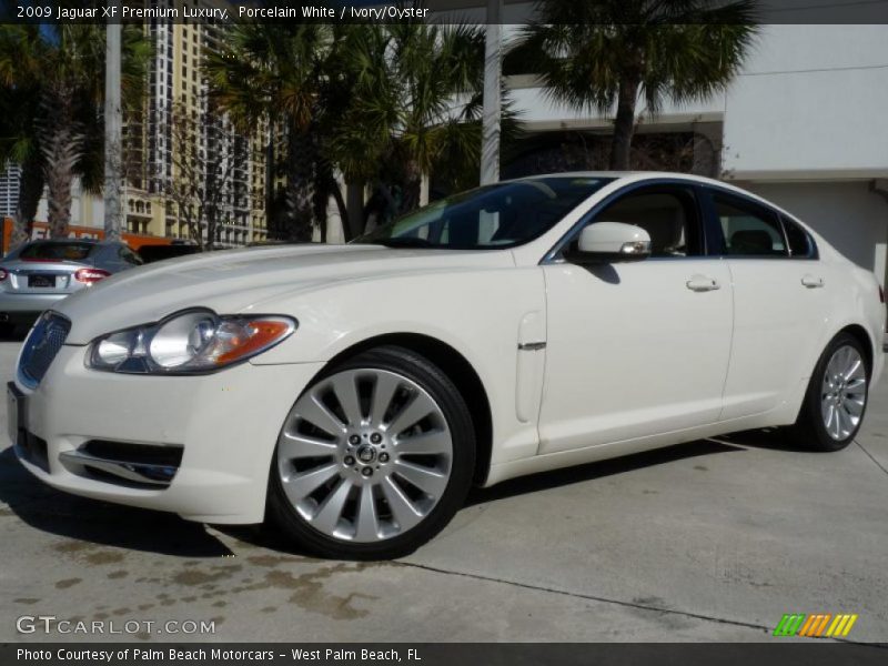 Porcelain White / Ivory/Oyster 2009 Jaguar XF Premium Luxury