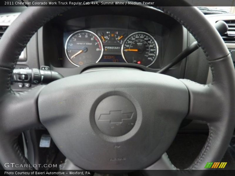 Summit White / Medium Pewter 2011 Chevrolet Colorado Work Truck Regular Cab 4x4