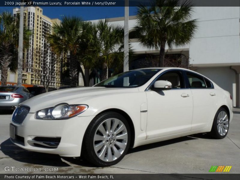 Porcelain White / Ivory/Oyster 2009 Jaguar XF Premium Luxury