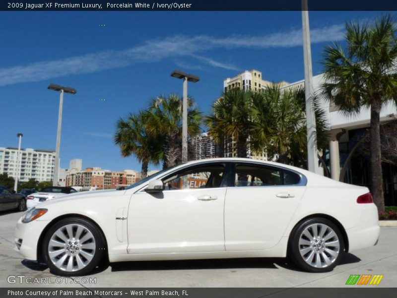Porcelain White / Ivory/Oyster 2009 Jaguar XF Premium Luxury
