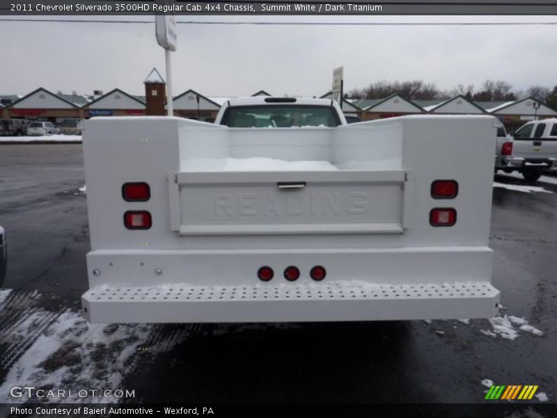 Summit White / Dark Titanium 2011 Chevrolet Silverado 3500HD Regular Cab 4x4 Chassis