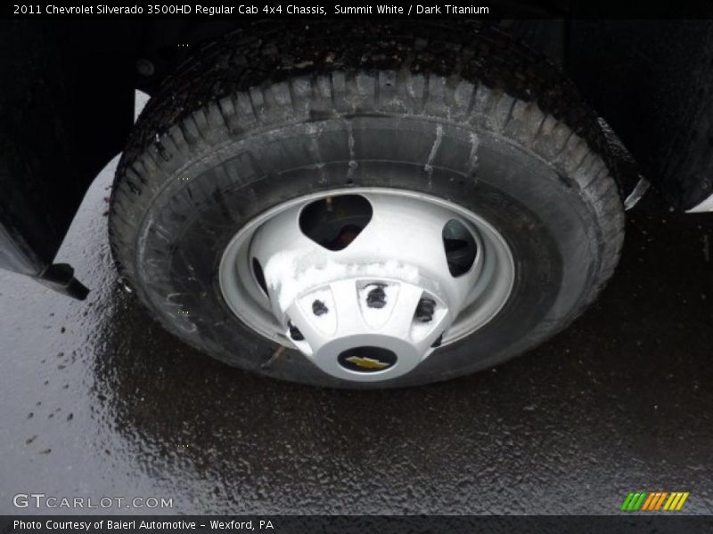 Summit White / Dark Titanium 2011 Chevrolet Silverado 3500HD Regular Cab 4x4 Chassis