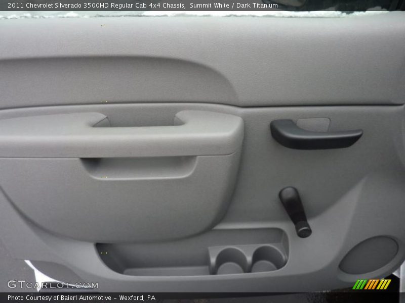 Summit White / Dark Titanium 2011 Chevrolet Silverado 3500HD Regular Cab 4x4 Chassis