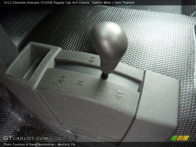 Summit White / Dark Titanium 2011 Chevrolet Silverado 3500HD Regular Cab 4x4 Chassis