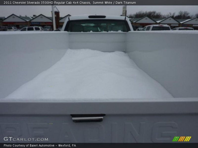 Summit White / Dark Titanium 2011 Chevrolet Silverado 3500HD Regular Cab 4x4 Chassis