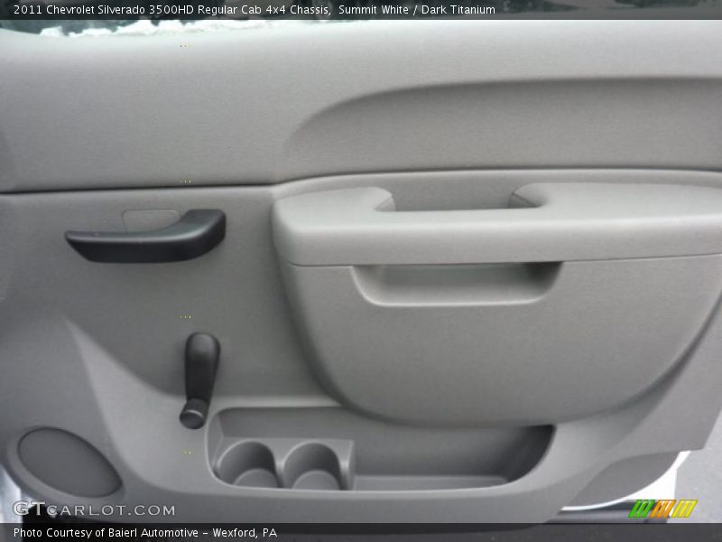 Summit White / Dark Titanium 2011 Chevrolet Silverado 3500HD Regular Cab 4x4 Chassis