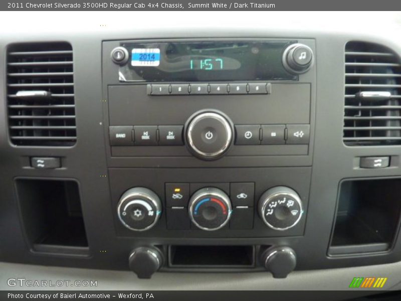 Summit White / Dark Titanium 2011 Chevrolet Silverado 3500HD Regular Cab 4x4 Chassis