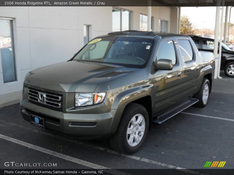 Amazon Green Metallic / Gray 2006 Honda Ridgeline RTL