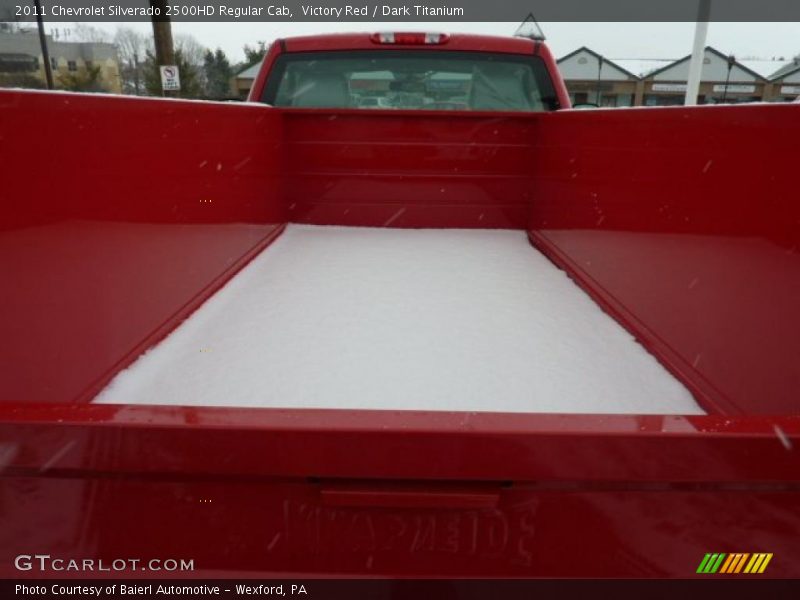 Victory Red / Dark Titanium 2011 Chevrolet Silverado 2500HD Regular Cab