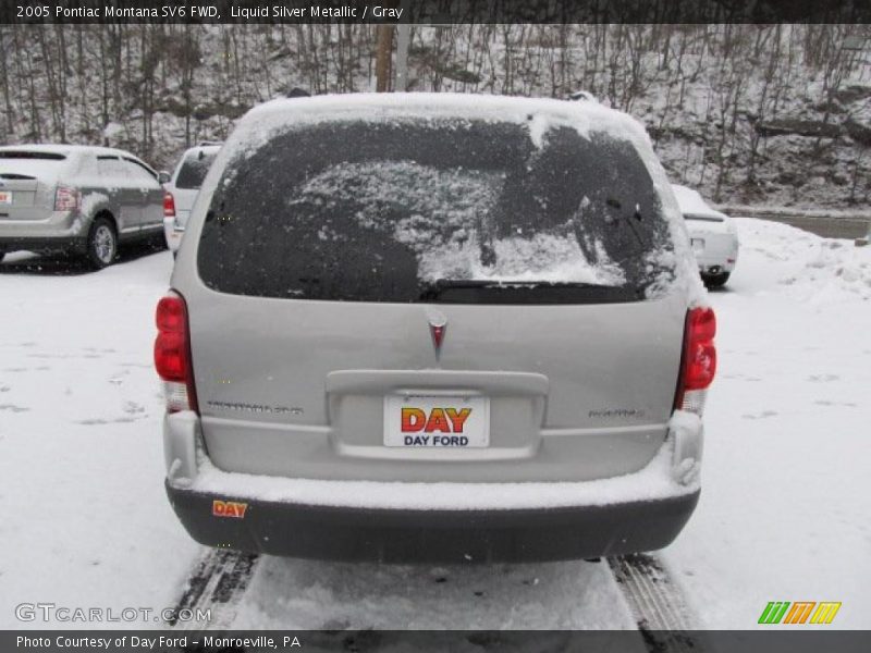 Liquid Silver Metallic / Gray 2005 Pontiac Montana SV6 FWD