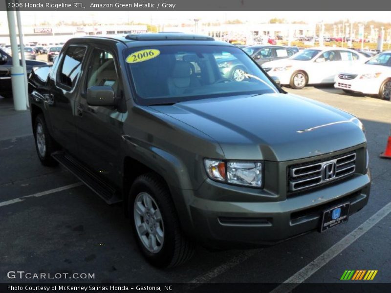 Amazon Green Metallic / Gray 2006 Honda Ridgeline RTL