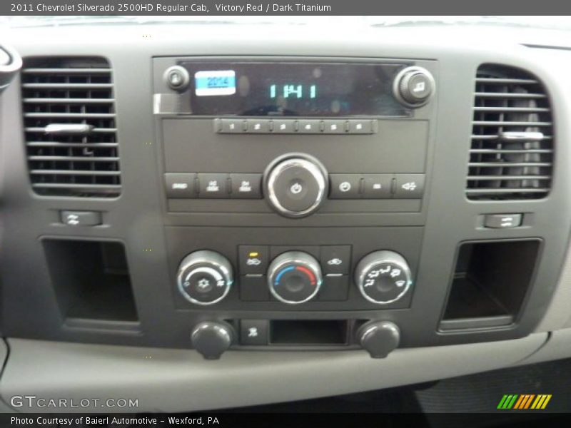 Victory Red / Dark Titanium 2011 Chevrolet Silverado 2500HD Regular Cab