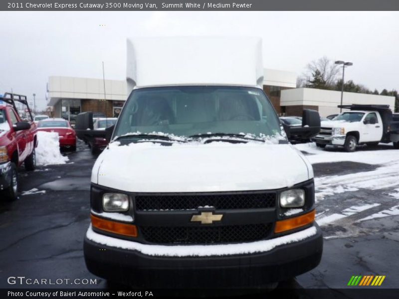 Summit White / Medium Pewter 2011 Chevrolet Express Cutaway 3500 Moving Van