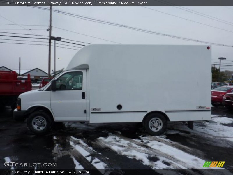 Summit White / Medium Pewter 2011 Chevrolet Express Cutaway 3500 Moving Van